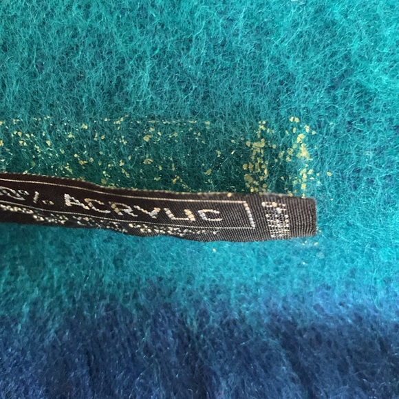 VTG plaid acrylic scarf from West Germany - Picture 4 of 4